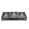 Prestige Magic Plus 3 Burner Powder Coated Toughened Glass Top LP Gas Stove - 1